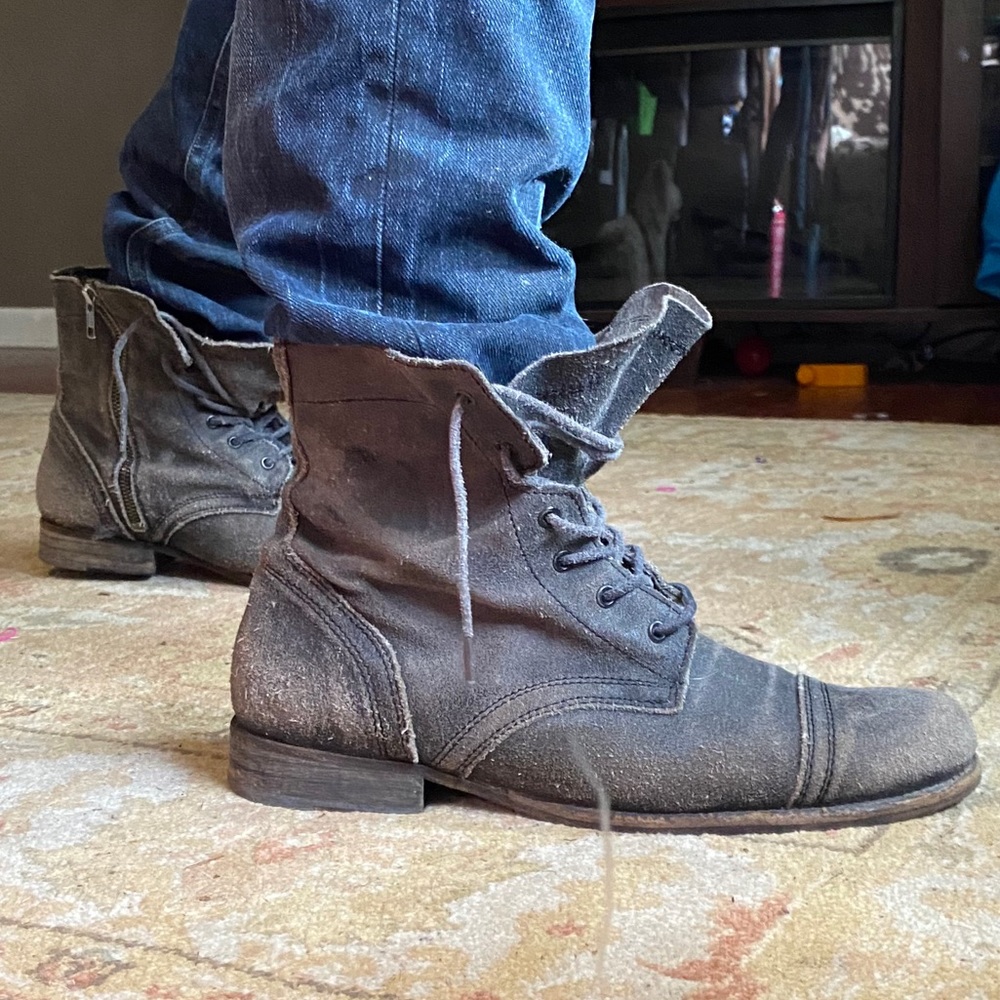 Allsaints Suede Leather Boots - Size 10 (43)